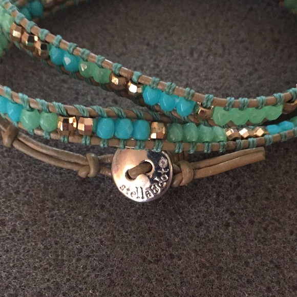 Stella & Dot Triple Wrap Wanderlust Bracelet - Picture 3 of 9